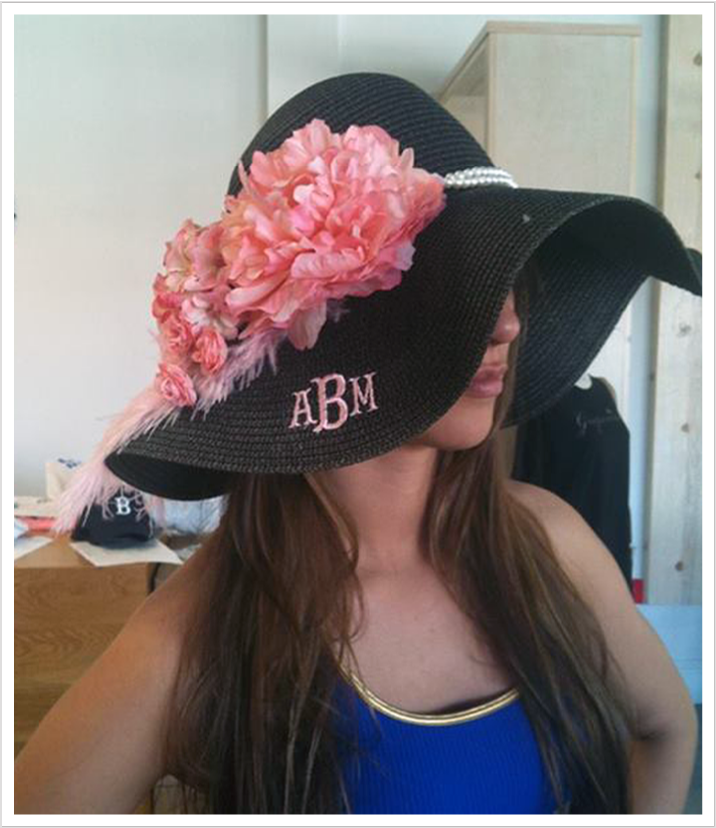 Monogrammed Hat