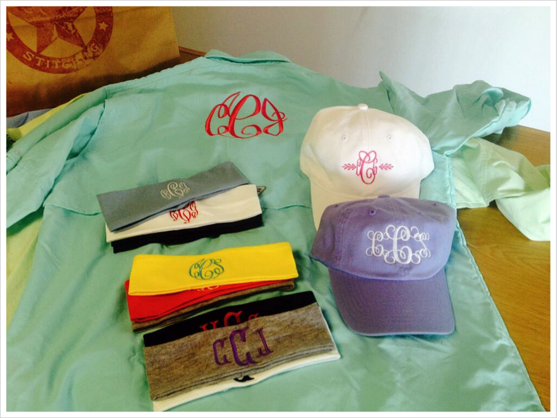 Monogram Shirts and Caps