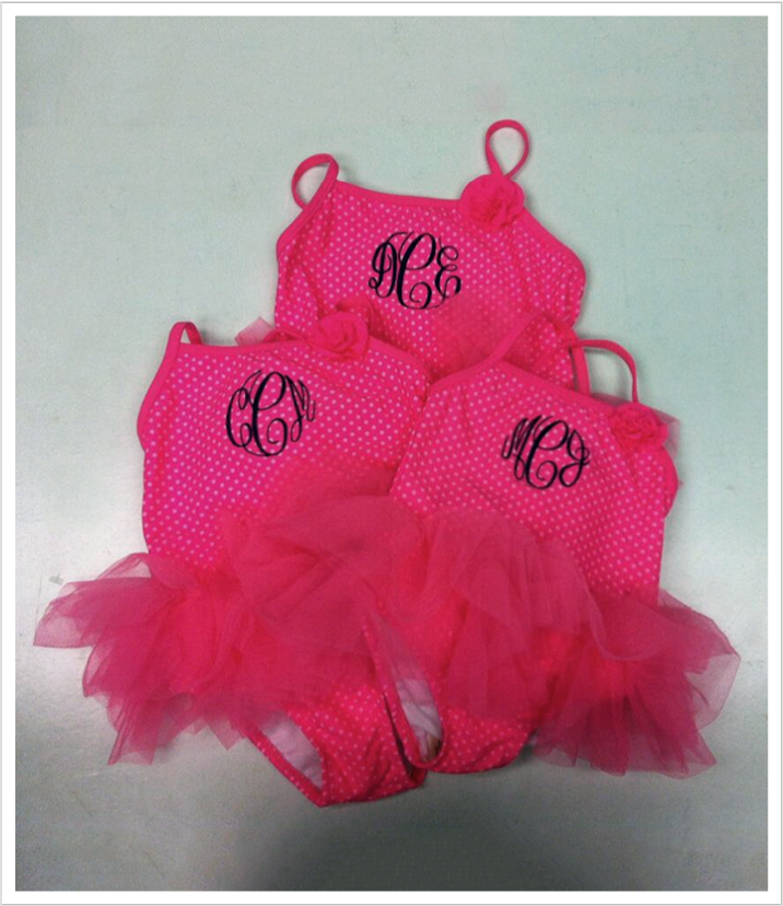 Monogrammed Kid's Tutu